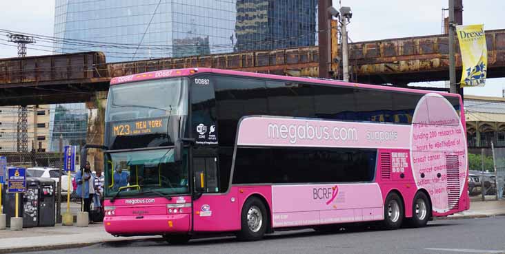 Megabus USA Van Hool Astromega DD887